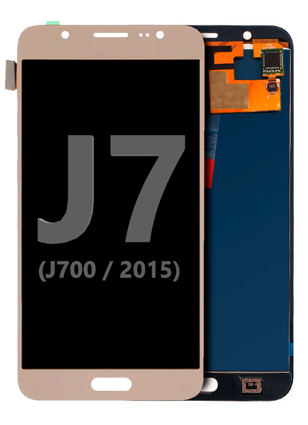 OLED Assembly Without Frame For Samsung Galaxy J7 (J700 / 2015) (Gold)