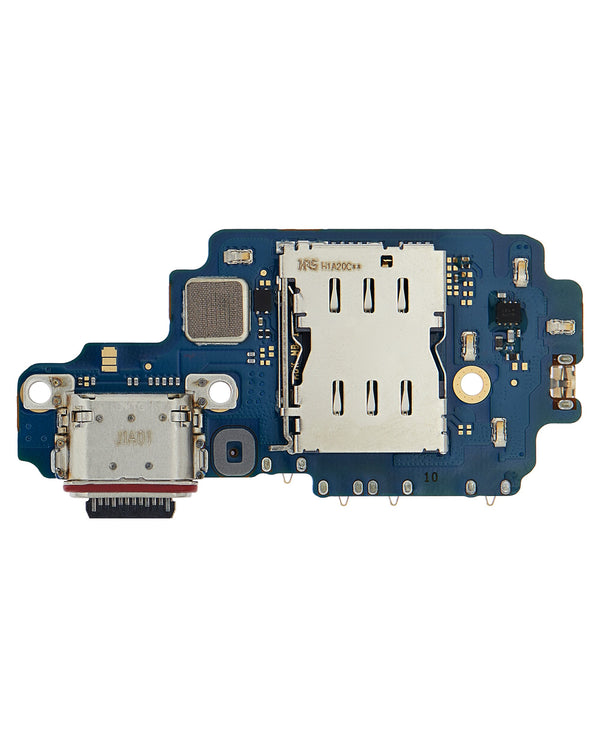 Charging Port Board With Sim Card Reader For Samsung Galaxy S22 Ultra 5G (S908U/D/O/E/R07A) - OEM Pull