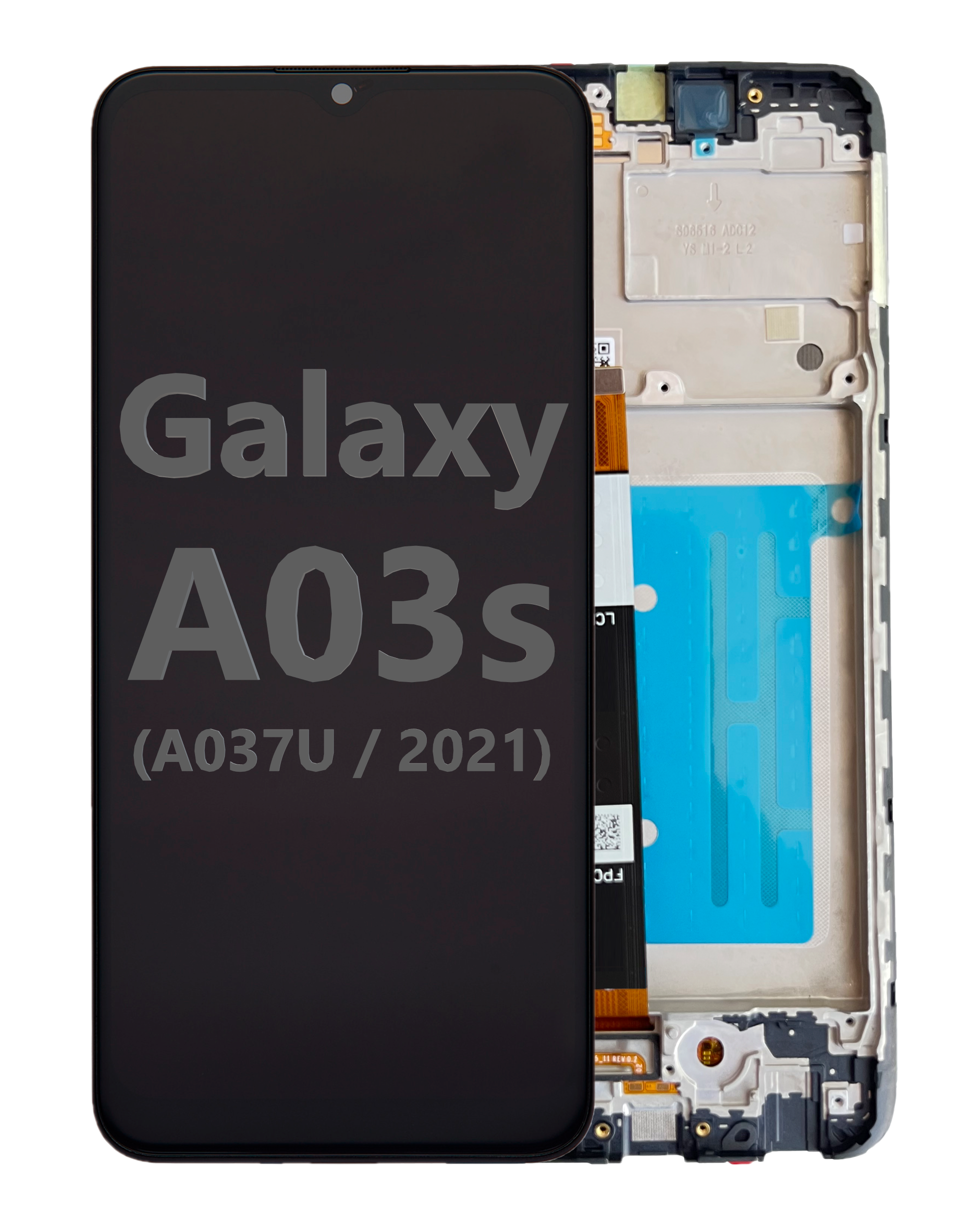 LCD Assembly With Frame For Samsung Galaxy A03s (A037U / 2021) (US Version) (Refurbished)