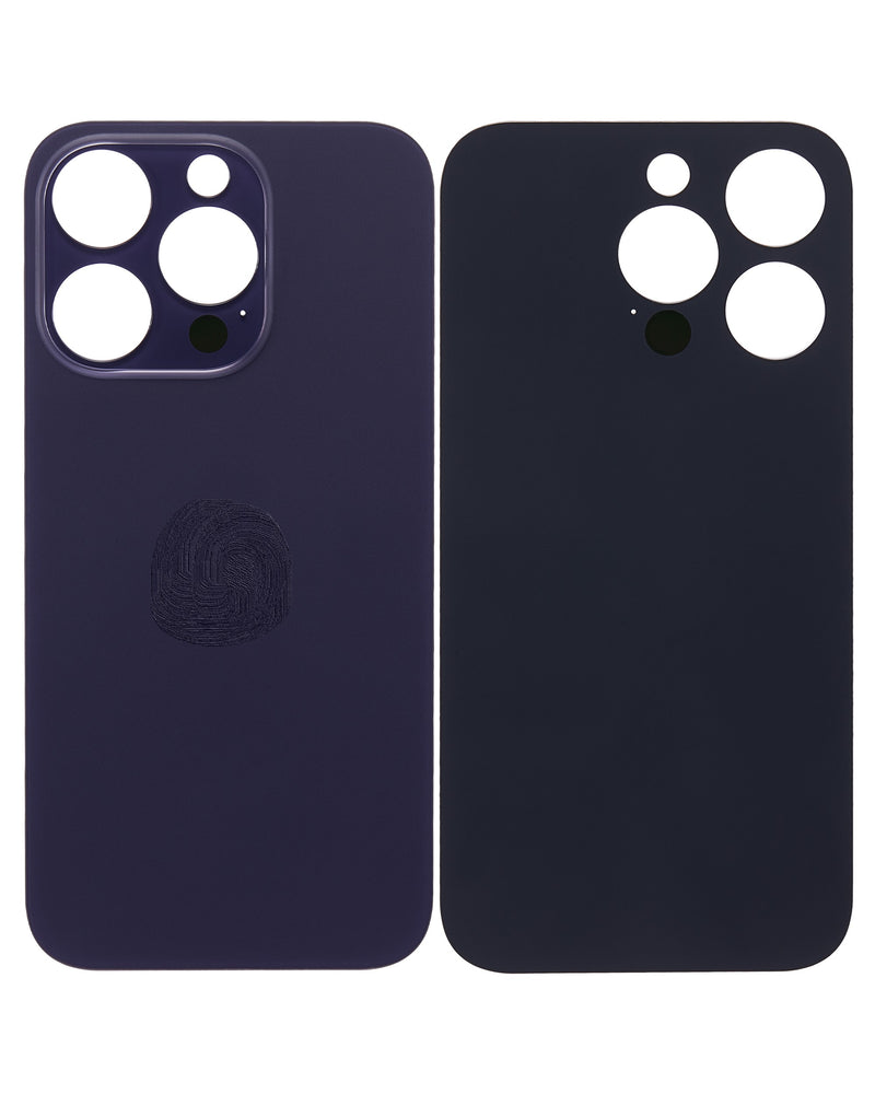 Professional Replacement Back Glass With Big Camera Hole for iPhone 14 Pro (Purple)