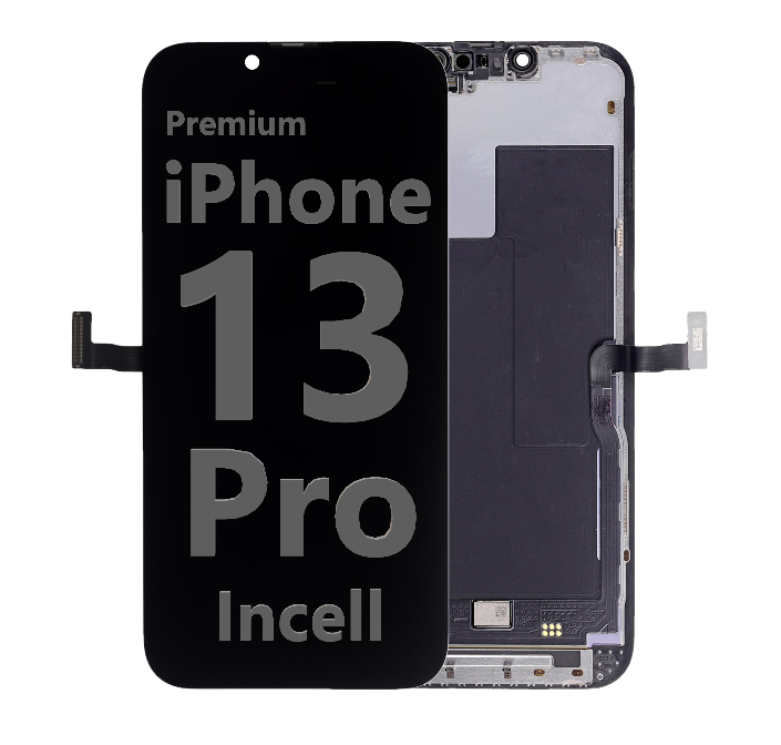 Incell - Aftermarket Premium LCD Screen And Digitizer Assembly For IPhone 13 Pro (Black) (5G Compatible)