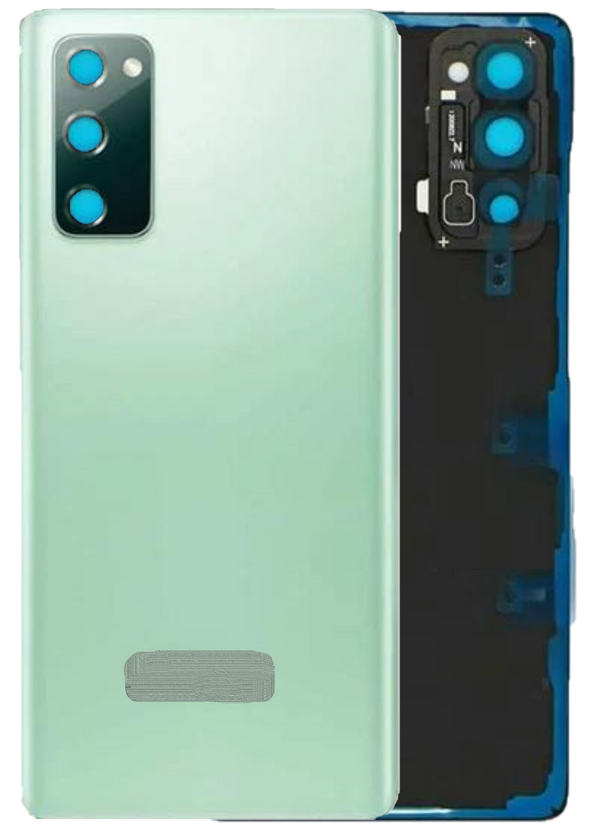 Battery Glass Cover With Camera Lens For Samsung Galaxy S20 FE, (Cloud Mint)