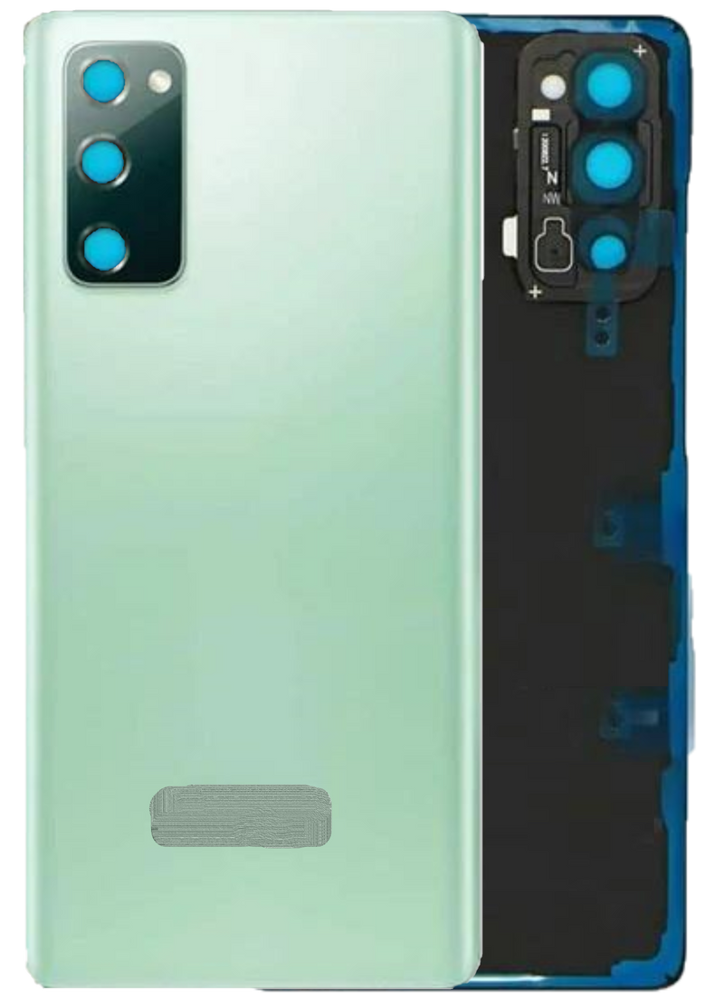 Battery Glass Cover With Camera Lens For Samsung Galaxy S20 FE, (Cloud Mint)