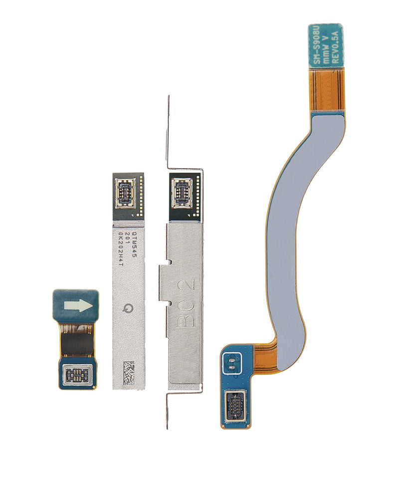 5G Antenna Flex Cable With Module 4 Piece Set For Samsung Galaxy S22 Ultra 5G (S908U) - OEM Pull
