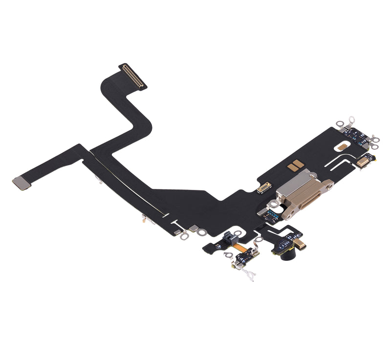 Charging Port Flex cable Replacement for iPhone 13 Pro (Gold)
