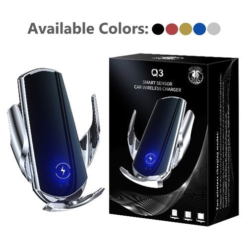 Q3 2021 mobile holder fast wireless charging wireless car charger with holder