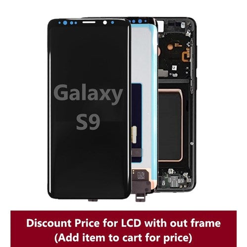 OLED Screen and Digitizer Assembly for Samsung Galaxy S9 With Frame
