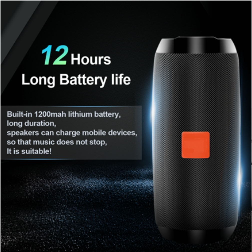 TG117 outdoor wireless portable bluetooth speaker, subwoofer waterproof speaker.