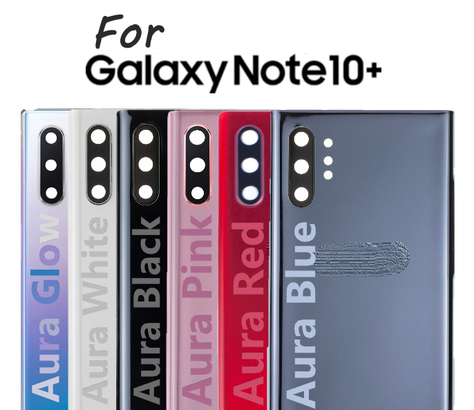 Battery Back Glass W/ Lens For Samsung Note 10 Plus