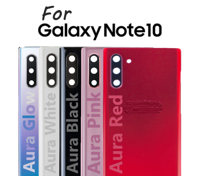 Battery Back Glass W/ Lens For Samsung Note 10