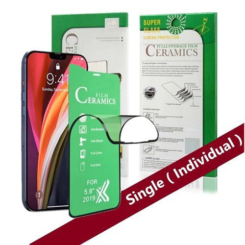 10D Full Glue/ Full Cover Curved Clear Crystal Ceramic Screen Protection For Samsung (Single)