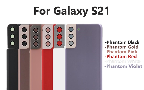 Battery Back Glass W/ Lens For Samsung S21