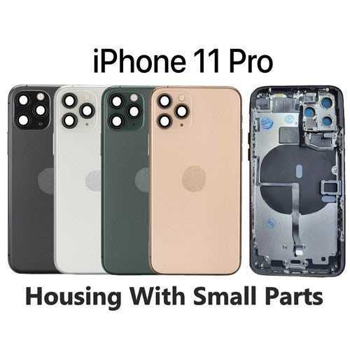 Back Housing W/ Small Components Pre-Installed For iPhone 11 Pro ( OEM Pulled Grade A )