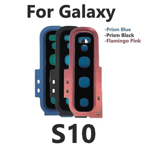 Rear Camera Lens and Cover Bezel For Samsung S10