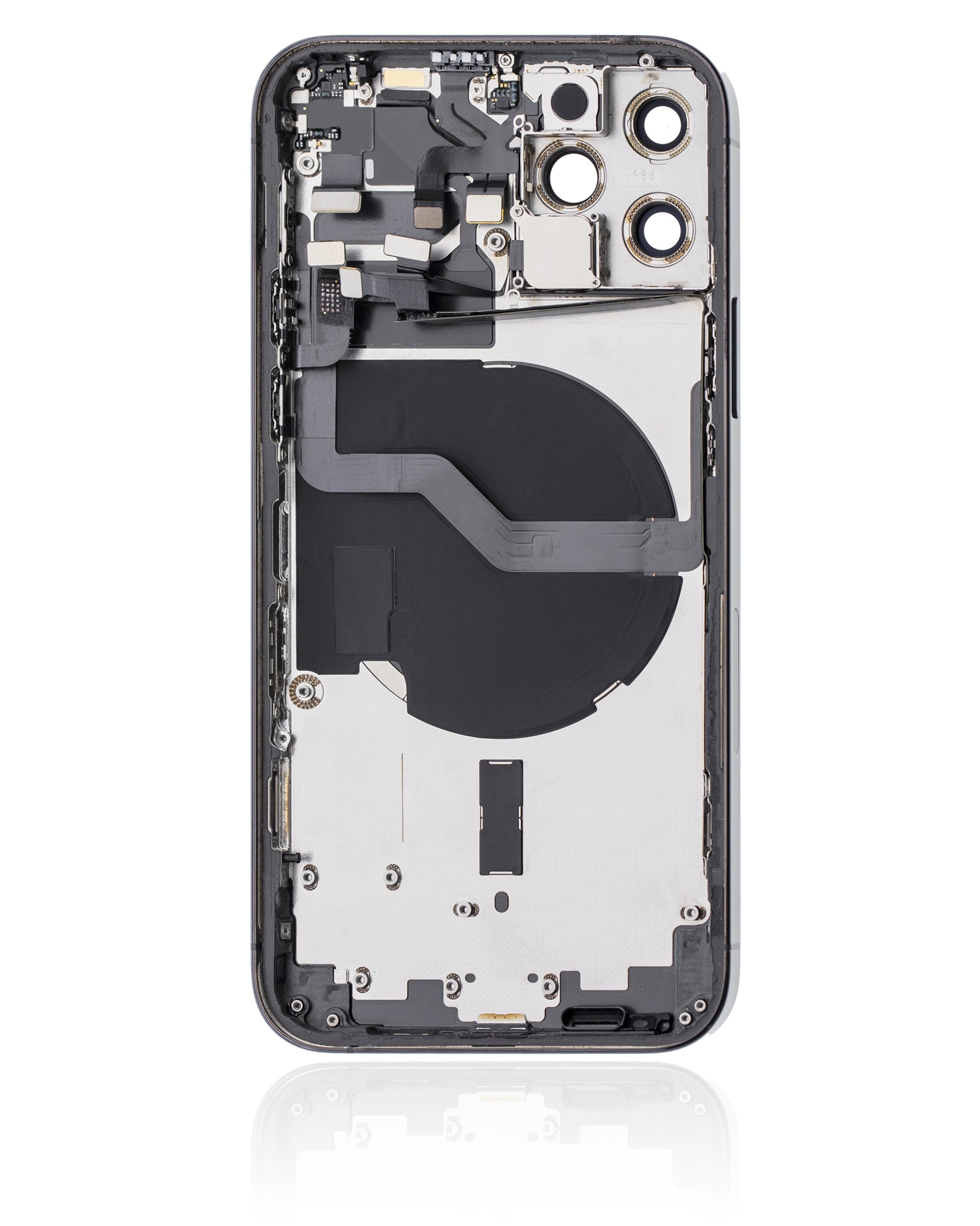 Back Housing W/ Small Parts Pre-Installed For iPhone 12 Pro ( OEM Pulled Grade A )