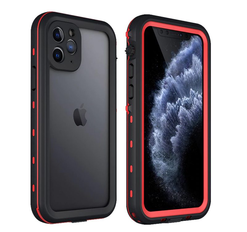 Waterproof Slim Life Proof Case for iPhone 12 Pro Built-in Screen Protector Shockproof Dustproof Heavy Duty Full Body Protective Case
