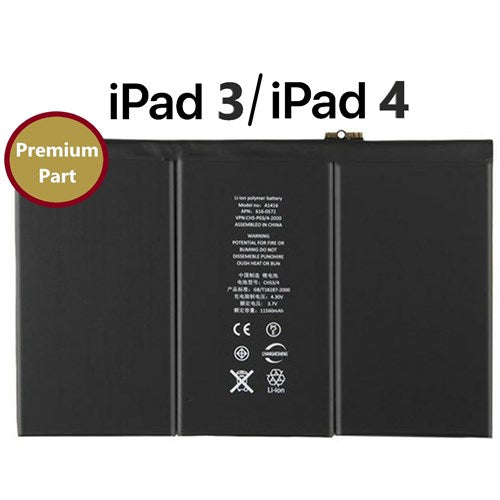 Battery For iPad 3/ iPad 4 (Premium Part)