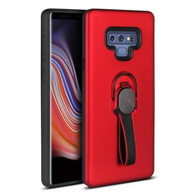 Multifunctional Magnetic Support Ring Holder Mobile phone case for Samsung Galaxy S9 Plus, Red