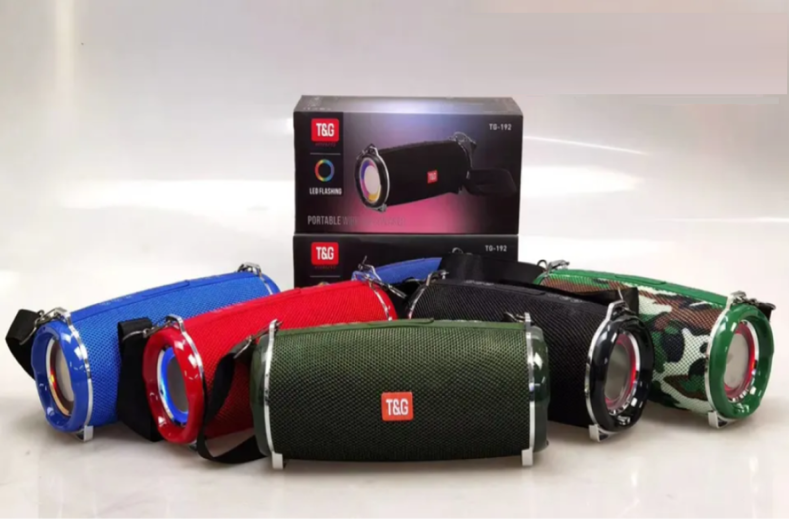 TG 192 Bluetooth Speaker with LED Lights High Bass Sound