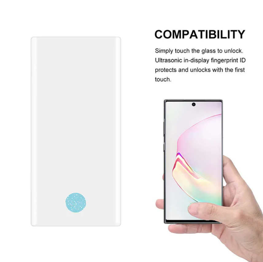 [2 Pack] Tempered Glass for Samsung Note 9 Full Glue Full Covered ( Case Friendly )