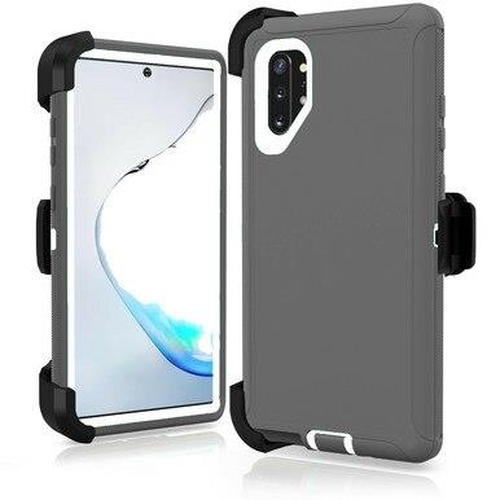 Defender Phone Case Shock Proof Rubber Case with Holster Heavy Duty Compatible with Samsung Galaxy Note 10