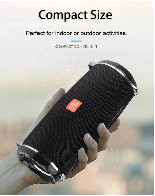 TG 192 Bluetooth Speaker with LED Lights High Bass Sound