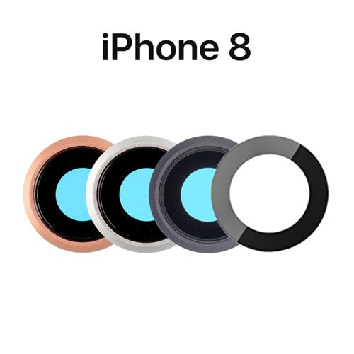 Rear Camera Lens with Ring for iPhone 8