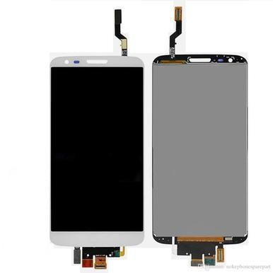 LCD Assembly Without Frame Compatible For LG G2 (Refurbished) (White)