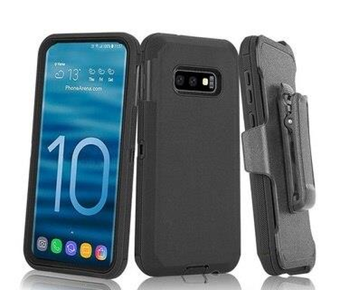 Shock Proof Defender Phone Case with Holster for Samsung Galaxy S10e