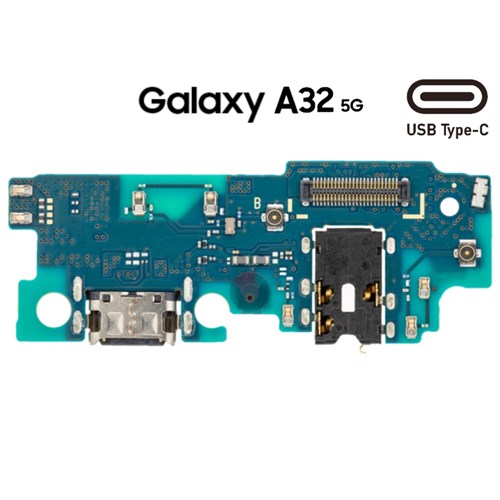 USB-C Charging Port with Headphone jack Replacement for Samsung Galaxy A32 5G (A326 / 2021)