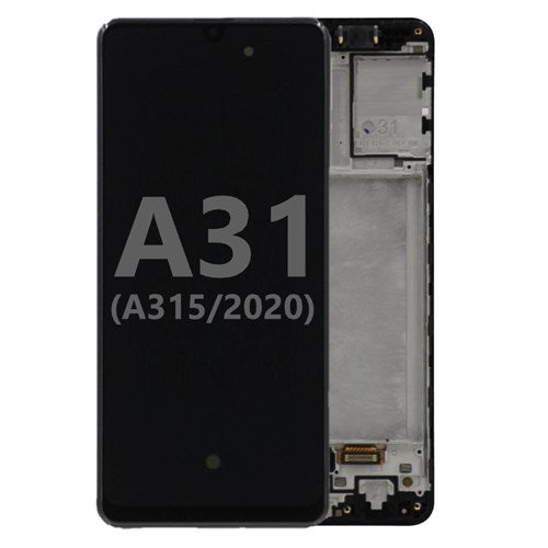 Screen and Digitizer Assembly with Frame for Galaxy A31 (A315/2020)