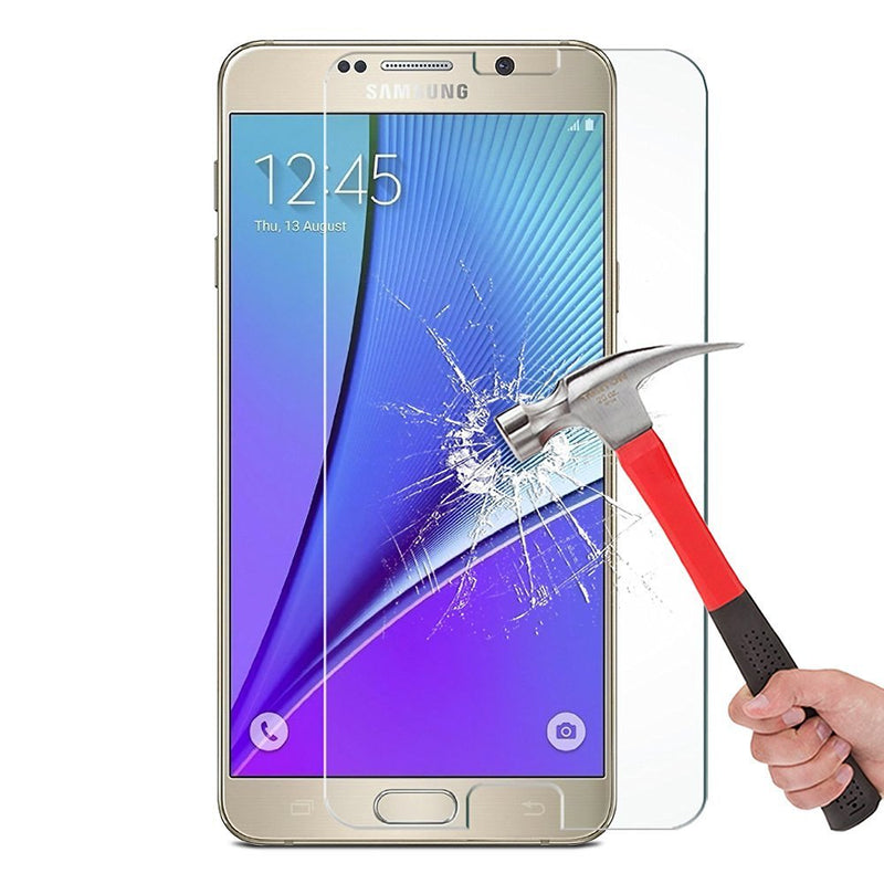 2 Pack Clear Tempered Glass for Galaxy Samsung Note 5