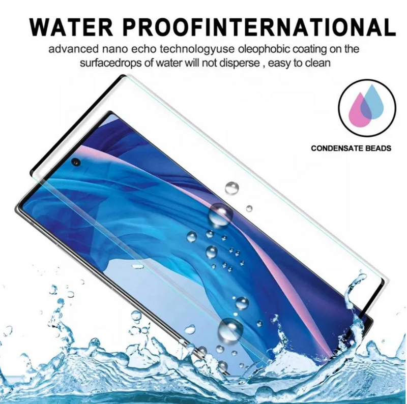 [2 Pack] Samsung S22 Ultra Tempered Glass Full Glue Full Covered ( Case Friendly )
