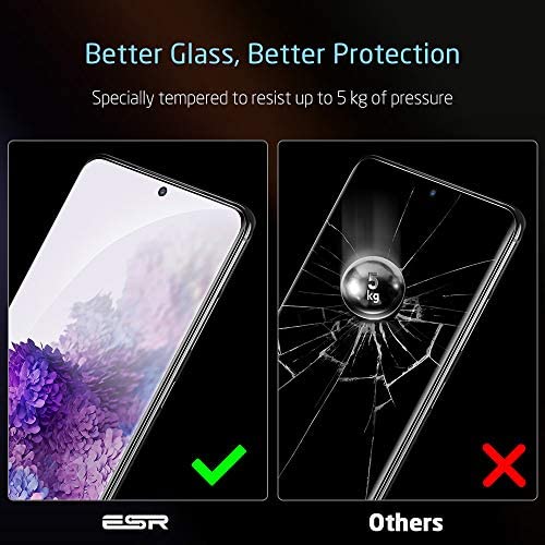 [2 Pack] Edge Glue Full Covered Tempered Glass Compatible with Samsung Note Series ( Case Friendly )