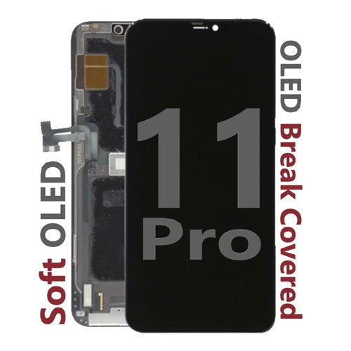 G+ Soft OLED Display For iPhone 11 Pro ( OLED Break Warranty ) Premium Part