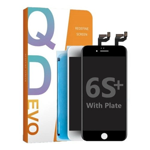 QD Evo LCD Digitizer Assembly For iPhone 6S Plus W/ Plate ( Semi - Premium )