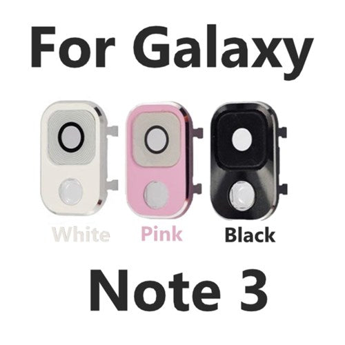 Rear Back Camera Glass Lens W/ Bezel for Samsung Galaxy Note 3