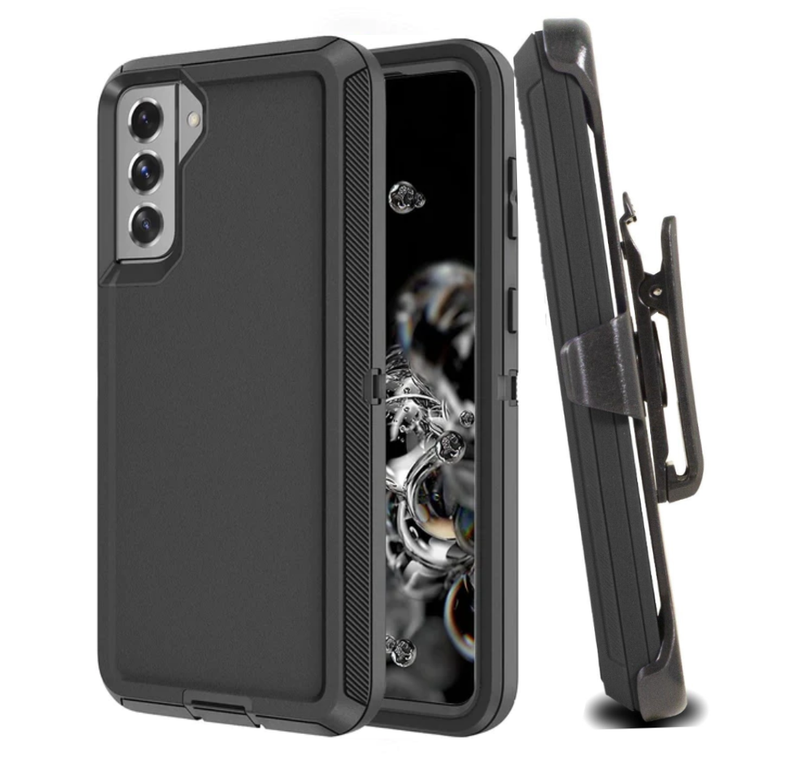 Shock Proof Defender Phone Case with Holster for Samsung Galaxy S22 Plus
