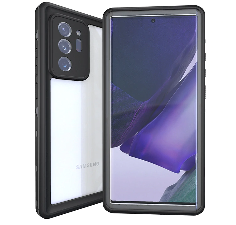 Waterproof Slim Life Proof Case for Samsung Note 20 Ultra Built-in Screen Protector Shockproof Dustproof Heavy Duty Full Body Protective Case