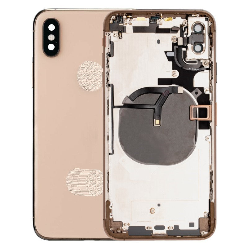 Back Housing W/ Small Components Pre-Installed For iPhone XS Max ( OEM Pulled Grade A )