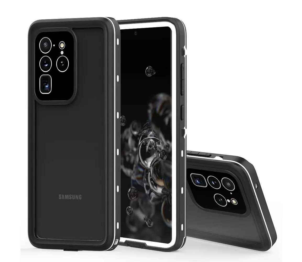 Waterproof Slim Life Proof Case for Samsung S20 Ultra Built-in Screen Protector Shockproof Dustproof Heavy Duty Full Body Protective Case