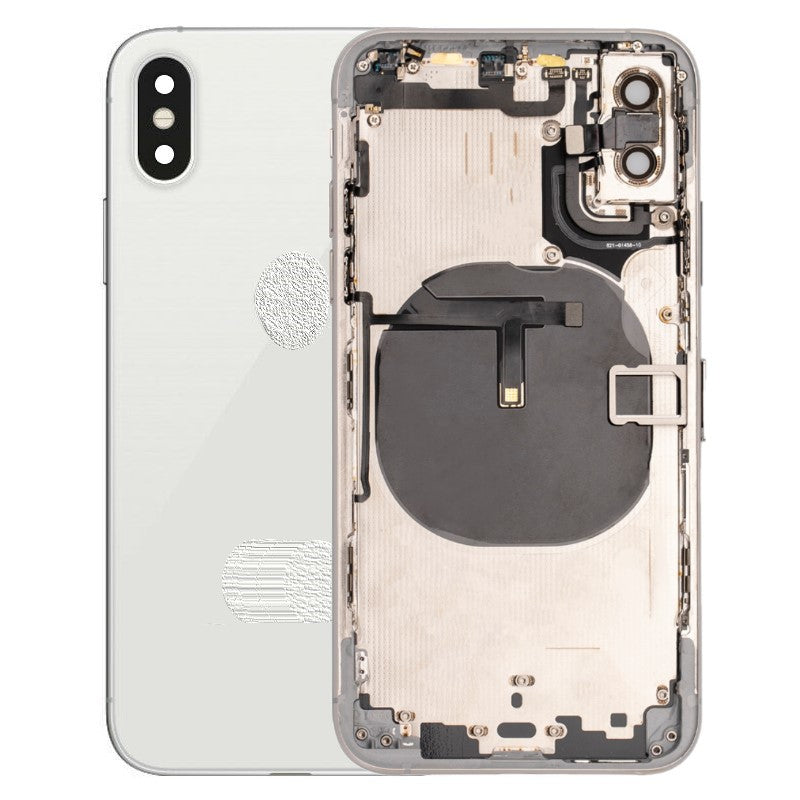 Back Housing W/ Small Components Pre-Installed For iPhone XS Max ( OEM Pulled Grade A )