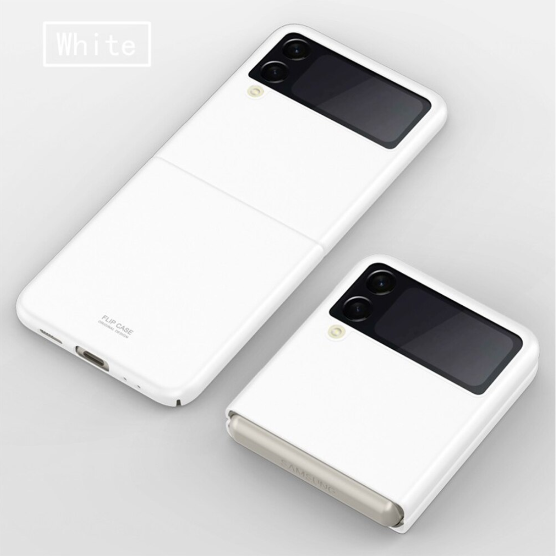 Case for Samsung Galaxy Z Flip 4, Ultra-Thin, Anti-Drop, Protective Phone Case PC Hard Cover