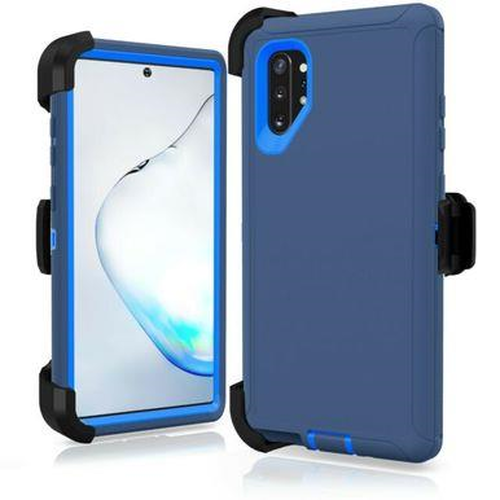 Defender Phone Case Shock Proof Rubber Case with Holster Heavy Duty Compatible with Samsung Galaxy Note 10