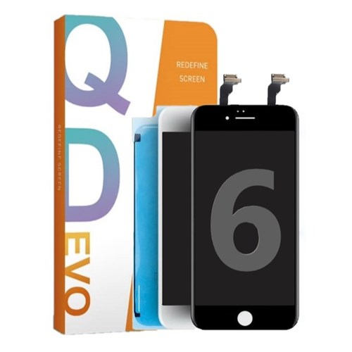QD Evo LCD Digitizer Assembly For iPhone 6 ( Semi - Premium ) With out plate.