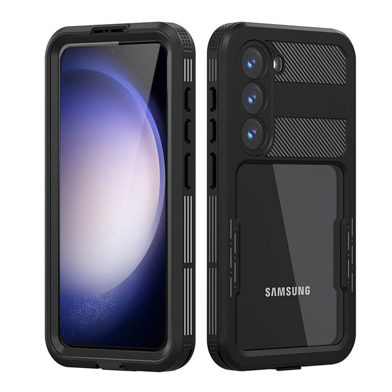 Waterproof Slim Life Proof Case for Samsung S23 Built-in Screen Protector Shockproof Dustproof Heavy Duty Full Body Protective Case