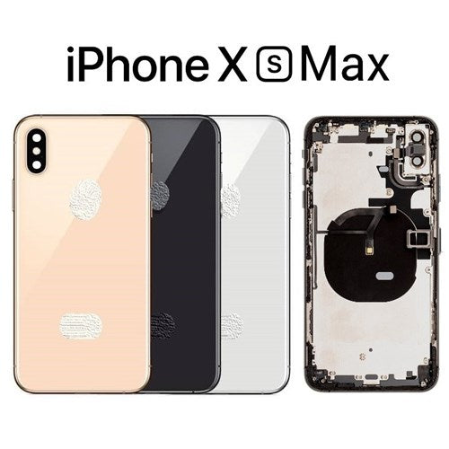 Back Housing W/ Small Components Pre-Installed For iPhone XS Max ( OEM Pulled Grade A )
