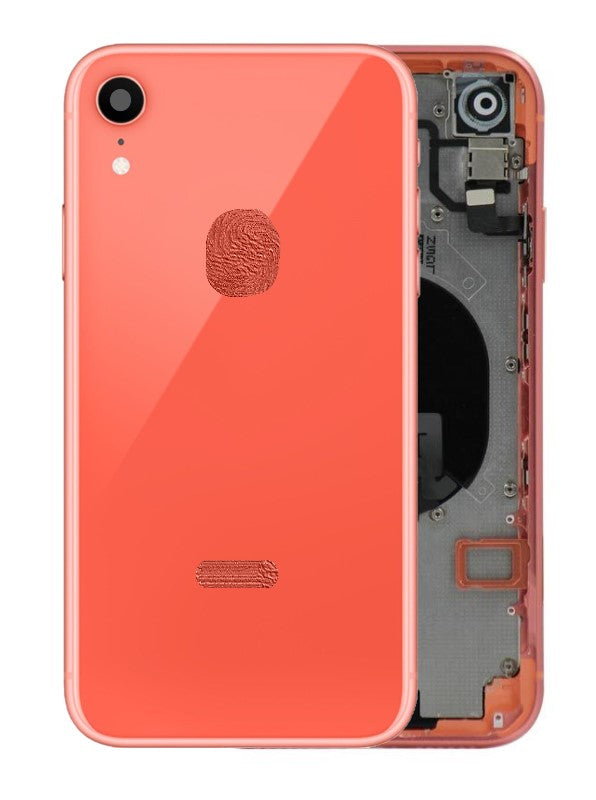 Back Housing W/ Small Components Pre-Installed For iPhone XR ( OEM Pulled Grade A )