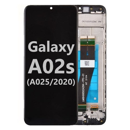 LCD Screen and Digitizer With Frame for Galaxy A02s (A025U / 2020) (US Version)