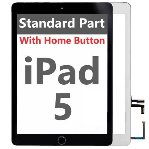 Glass Digitizer With Home Button for iPad 5 (2017) (Standard Part)